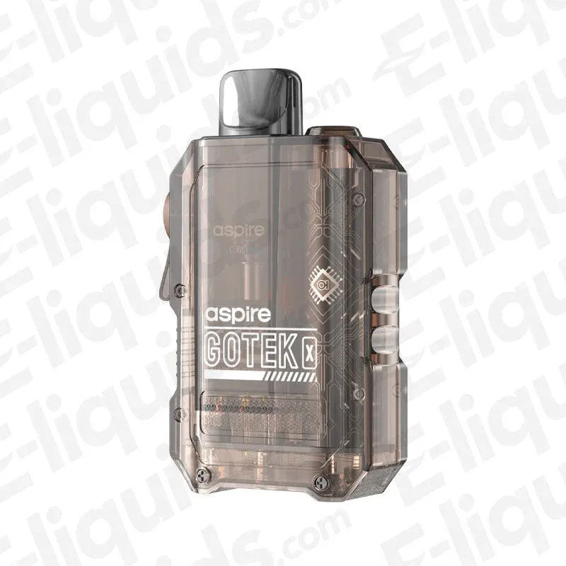Aspire Gotek X Translucent Amber Pod Kit - Image 2