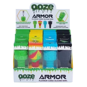Ooze Armor Silicone Bowl Display of 12