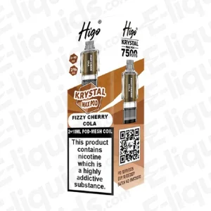 Higo Krystal Max Fizzy Cherry Cola Prefilled Pods