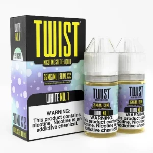 Twist E-Liquid Salts - White No. 1 - 30ml (x2) | Only $19.99