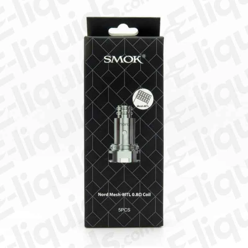 Smok Nord Coil 0.8 Ohm MTL Mesh Pod (Pack of 5)