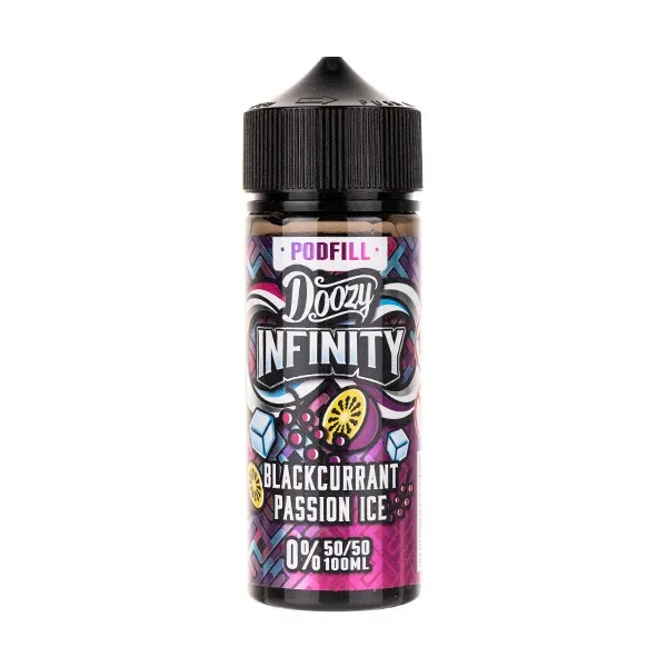 Blackcurrant Passion Ice 100ml (50/50) Shortfill E-Liquid by Doozy Infinity