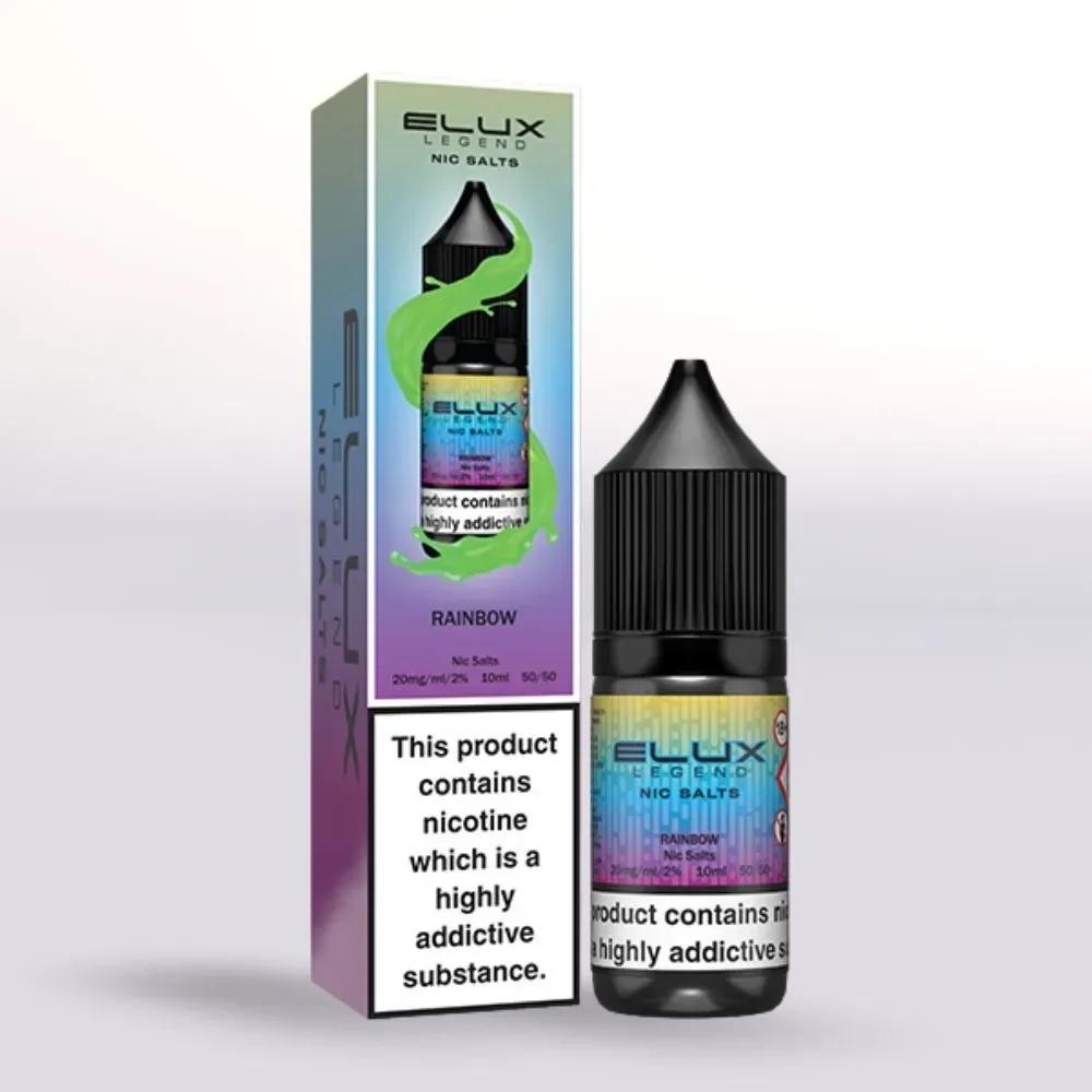 Rainbow Nic Salt E-Liquid by Elux Legend