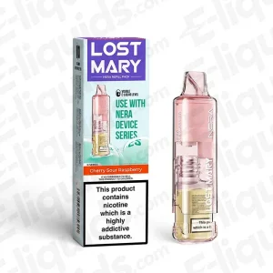 Lost Mary NERA 15K Pureview Cherry Sour Raspberry Prefilled Pods