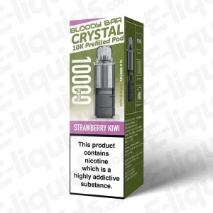Bloody Bar Crystal 10K Strawberry Kiwi Prefilled Pod