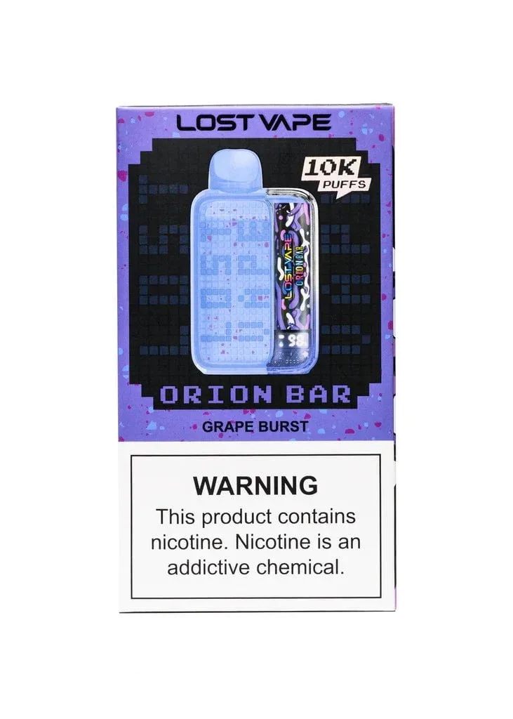 Orion Bar by Lost Vape 10000 5% Rechargeable Disposable Clearance - Image 2