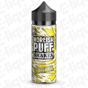 Moreish Puff Shakes Banana Shakes 100ml Shortfill Vape Juice