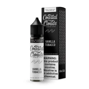 Vanilla Tobacco by Coastal Clouds Series E-Liquid 60mL (Freebase)