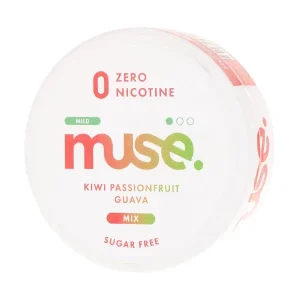Kiwi Passionfruit Guava Zero Nicotine Pouches by Muse