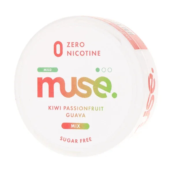 Kiwi Passionfruit Guava Zero Nicotine Pouches by Muse