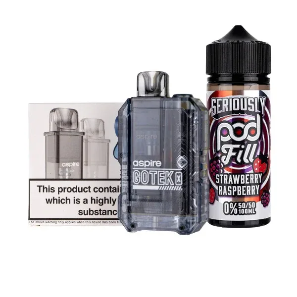 Aspire GoTek X Nicotine Free Bundle