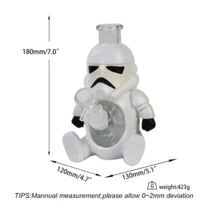 Non branded (Water Pipe) H655 7" White Soldier