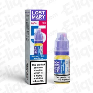 Lost Mary Nic Salt Blueberry Sour Raspberry Vape Juice