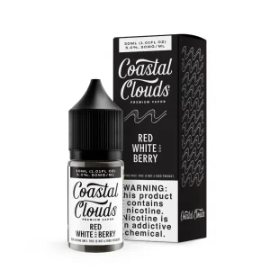 Coastal Clouds Salt Red White and Berry eJuice