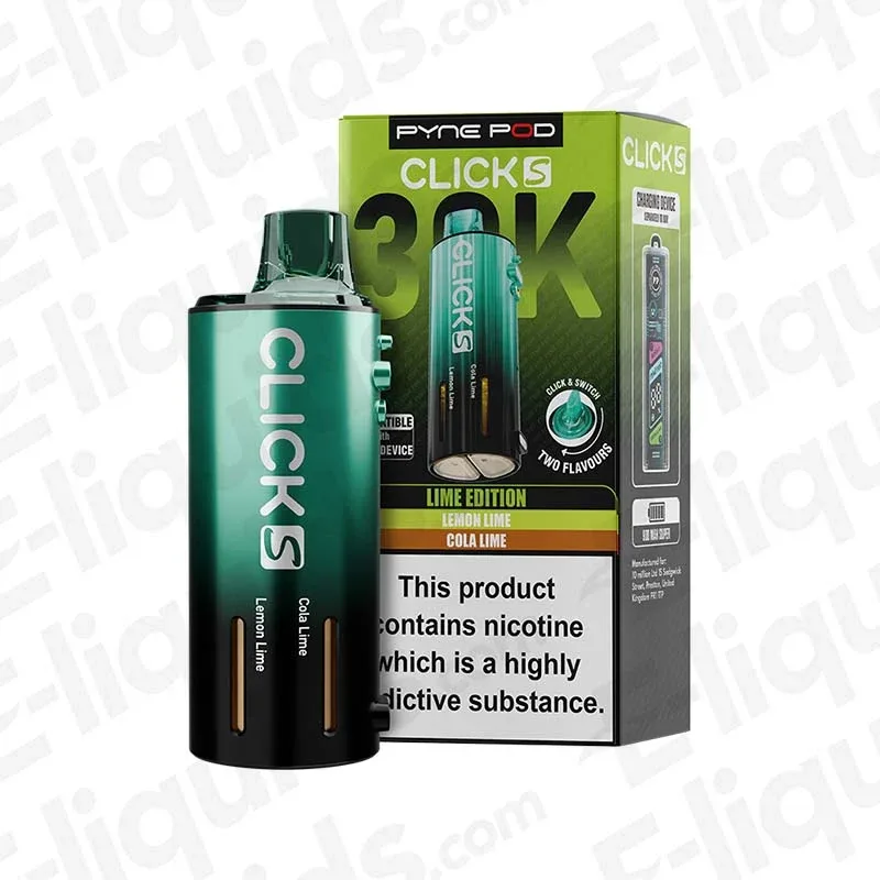 Pyne Pod Click S 30K Lime Edition Prefilled Pod