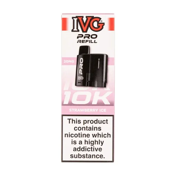 Strawberry Ice Pro 12 Prefilled Pod + Refill by IVG
