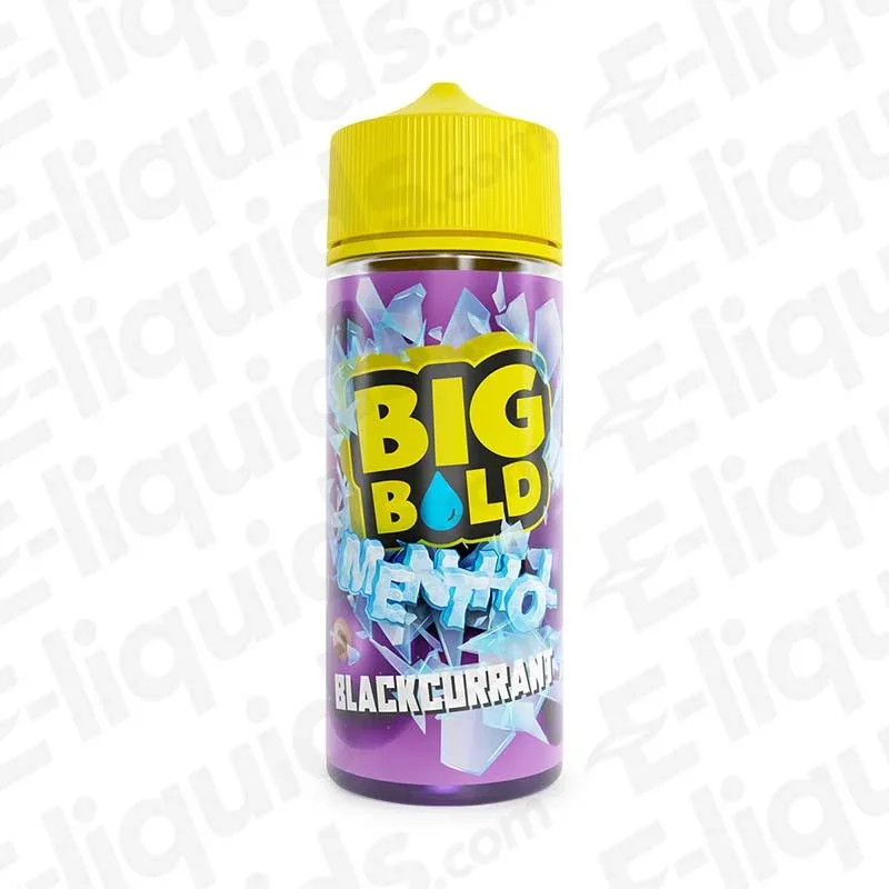 Big Bold Blackcurrant Menthol Shortfill Vape Juice