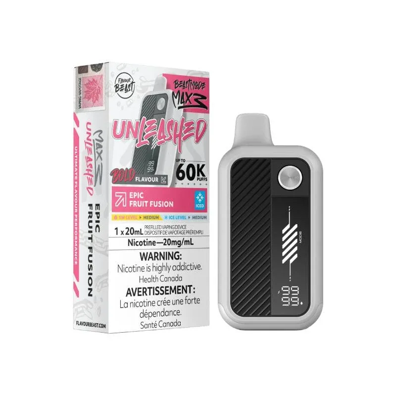 Flavour Beast - Beast Mode Max 3 60k Epic Fruit Fusion Iced