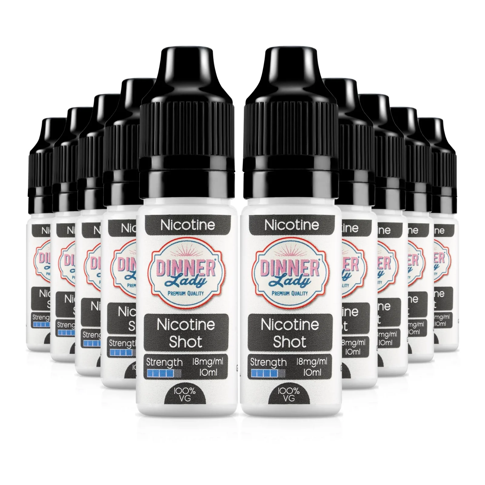 10 Bottles - Nicotine Shot 10ml 18mg - Image 2