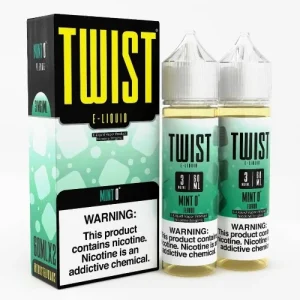 Twist E-Liquid - Mint 0 - 60ml (x2) | Only $19.99
