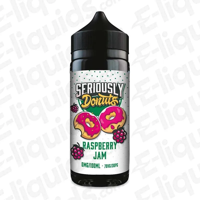 Doozy Vape Co Raspberry Jam Seriously Donuts 100ml Shortfill Vape Juice