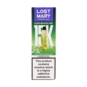 Kiwi Passionfruit Guava Nera 15k Prefilled Pod + Refill by Lost Mary