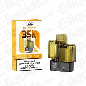 HQD Glow Air 35K Pineapple Peach Mango-Pineapple Ice Prefilled Pod
