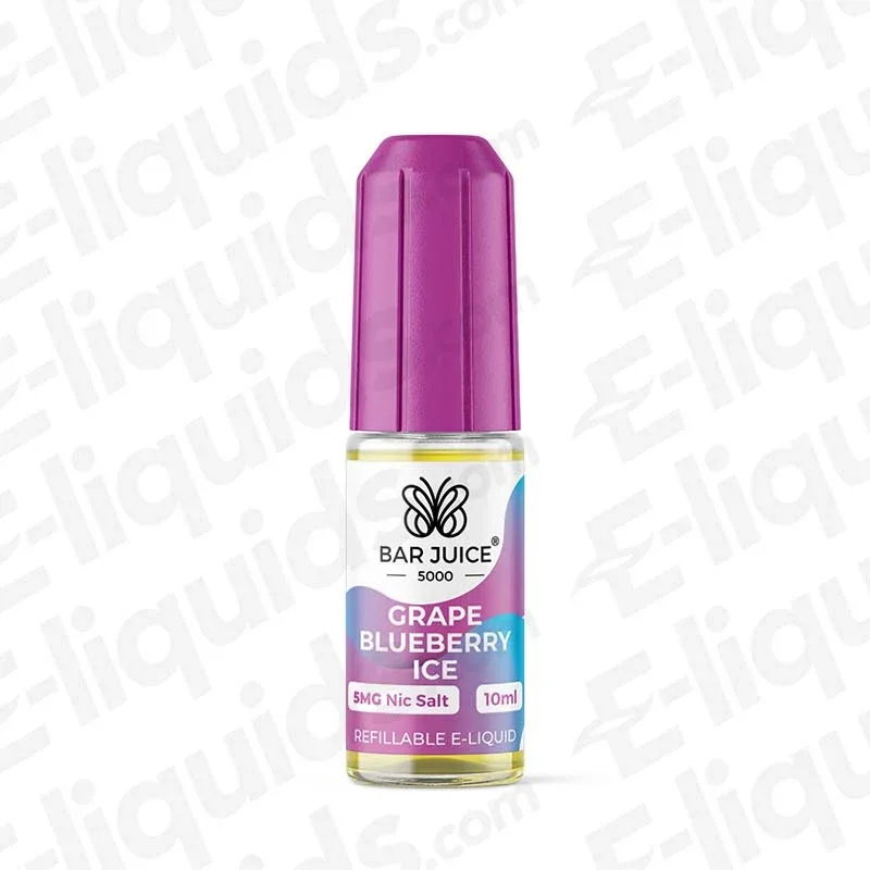 Bar Juice 5000 Grape Blueberry Ice Nic Salts