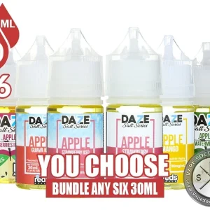 Reds Apple Juice By 7 Daze Salt Bundle 6x30ml (180ml)