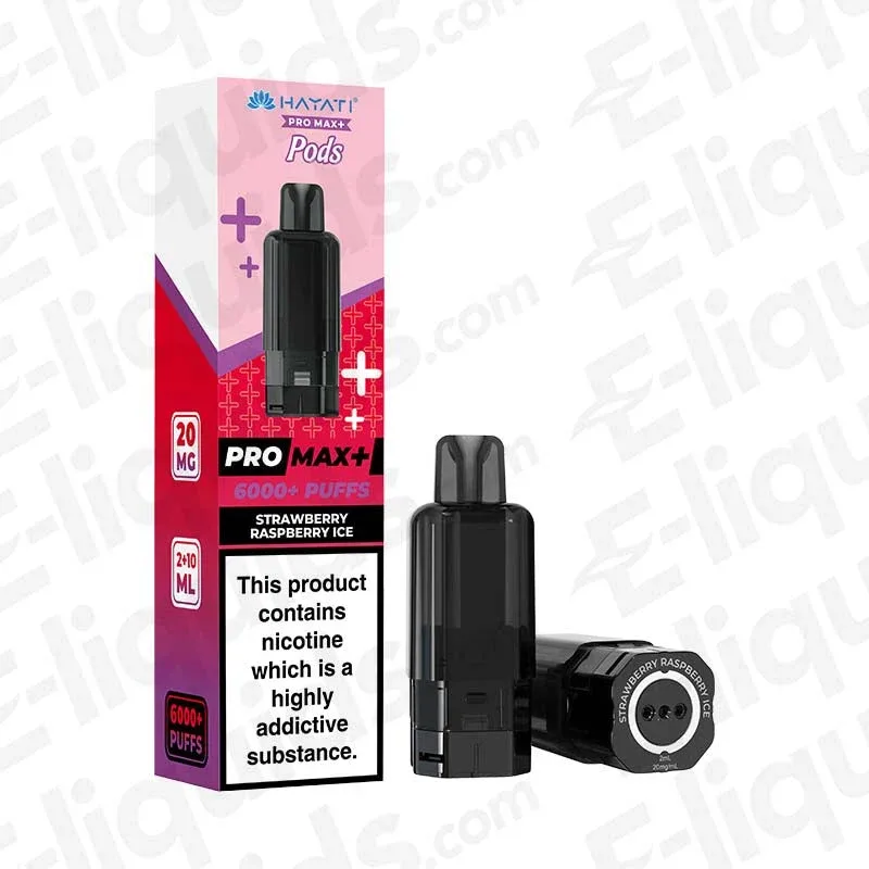 Hayati Pro Max Strawberry Raspberry Ice Prefilled Pod