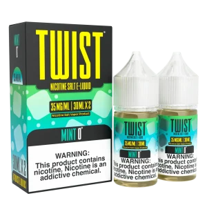 Mint 0 SALT - Twist E-Liquids - 60mL