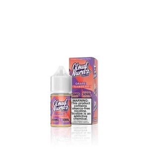 Grape Strawberry - Cloud Nurdz TFN Salts E Liquid - Breazy