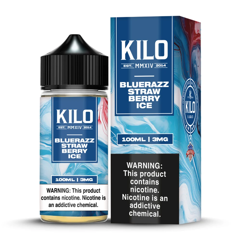 Blue Razz Strawberry Ice KILO 100mL
