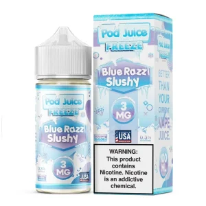 Blue Razz Slushy FREEZE - Pod Juice - 100mL