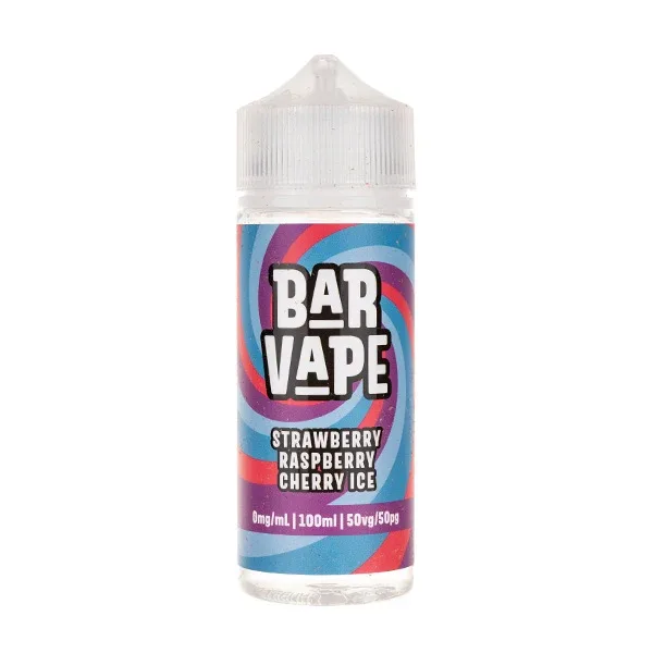 Strawberry Raspberry Cherry 100ml (50/50) Shortfill E-Liquid by Bar Vape