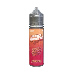 Pod Monster Salt White Peach Razz eJuice - Breazy