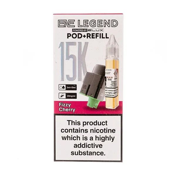 Fizzy Cherry ENE Legend 15K Prefilled Pod + Refill by Elux