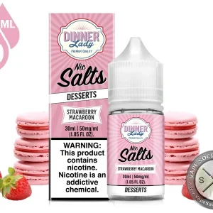 Strawberry Macaroon DINNER LADY SALT 30ml