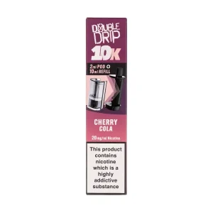 Cherry Cola 10k Prefilled Pod + Refill by Double Drip