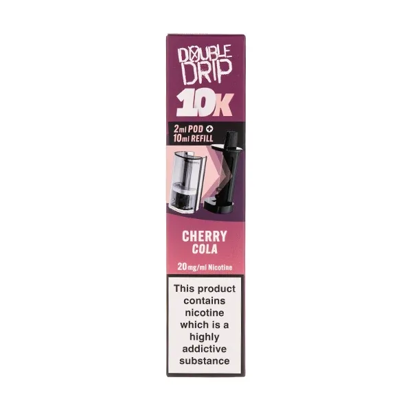 Cherry Cola 10k Prefilled Pod + Refill by Double Drip