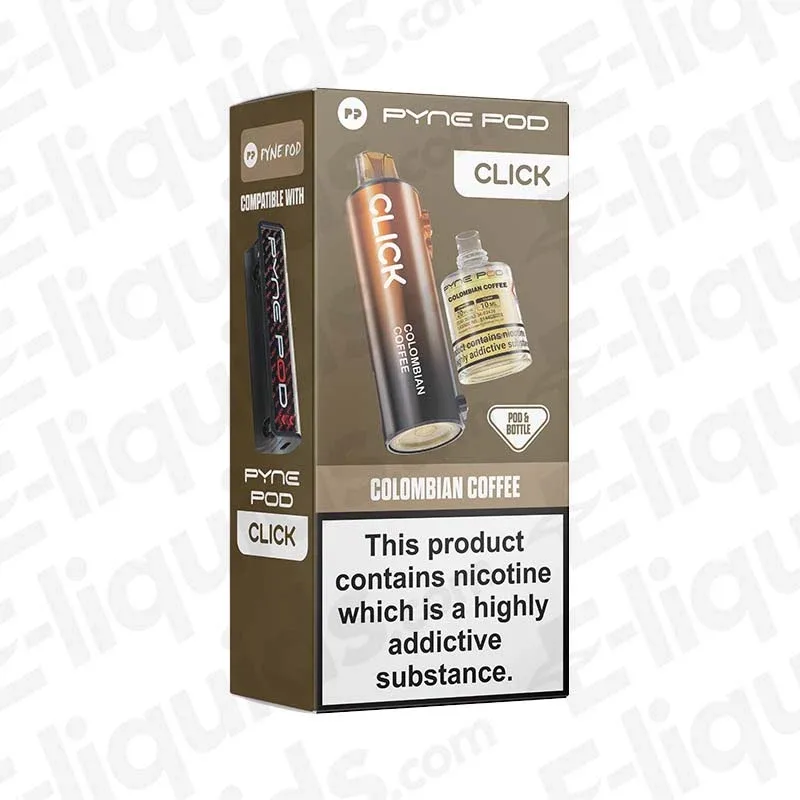 Pyne Pod Click 50K Colombian Coffee Prefilled Pod
