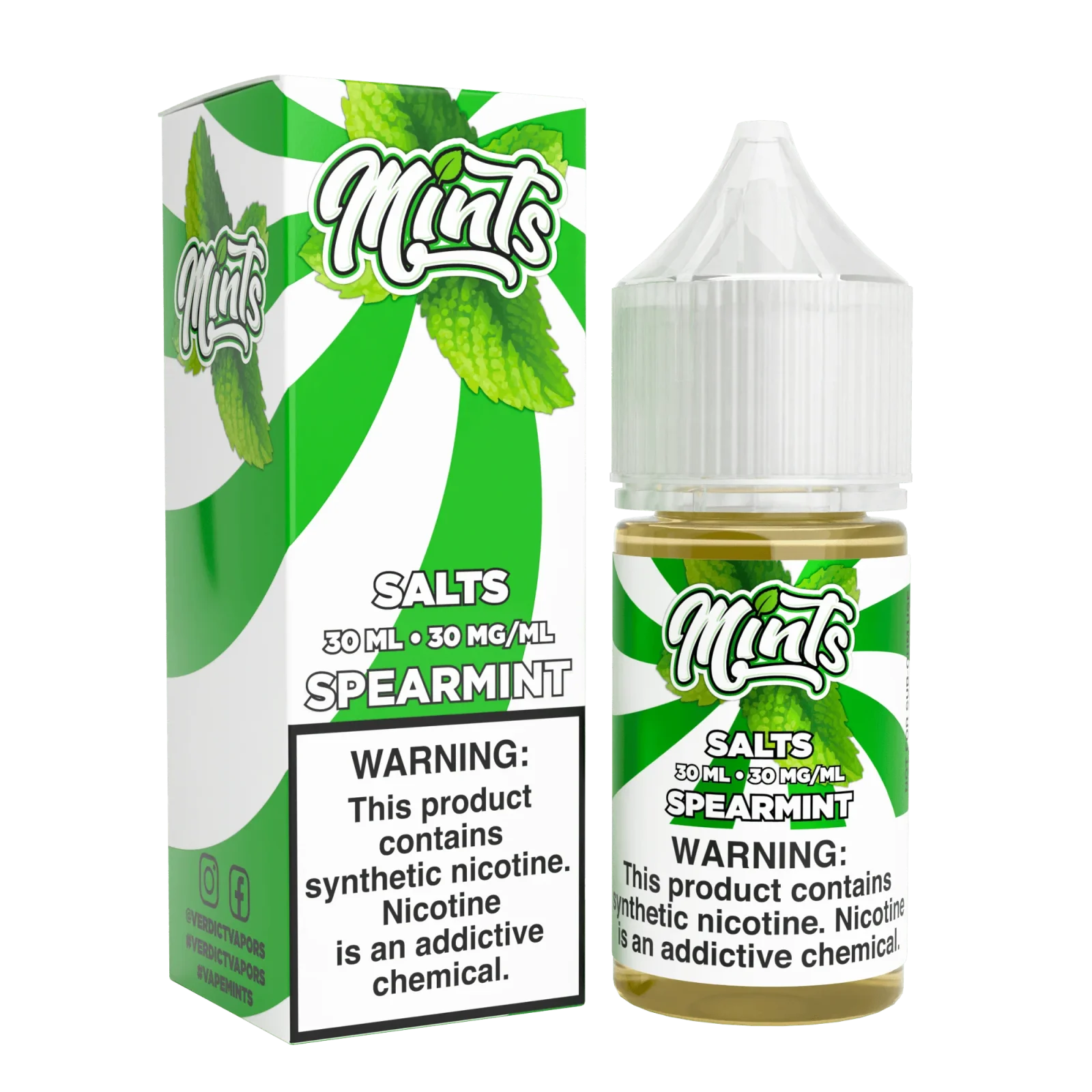 Spearmint SALT - Mints Vape Co. - 30mL