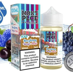 Iced Brazberry Grape Acai MRKT PLCE 100ml