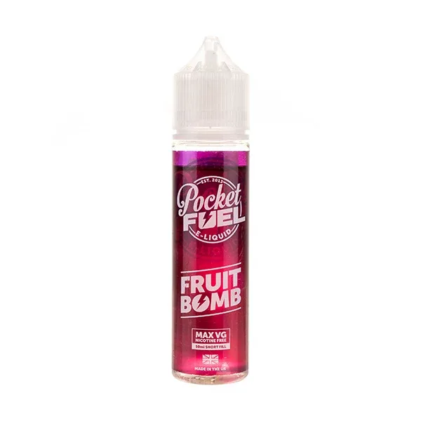 Fruit Bomb 50ml Shortfill E-Liquid by Pocket Fuel