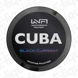 CUBA Black Black Currant Nicotine Pouches