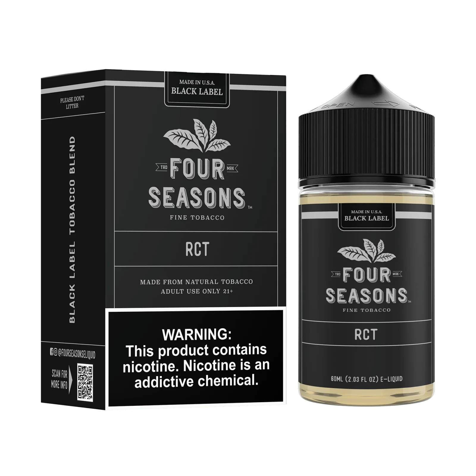 Roasted Coffee Tobacco (RCT) - Four Seasons - 60mL