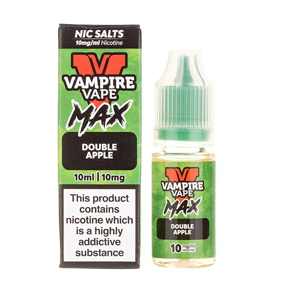 Double Apple Nic Salt E-Liquid by Vampire Vape Max