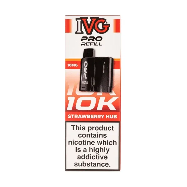 Strawberry Hub Pro 12 Prefilled Pod + Refill by IVG - Image 2