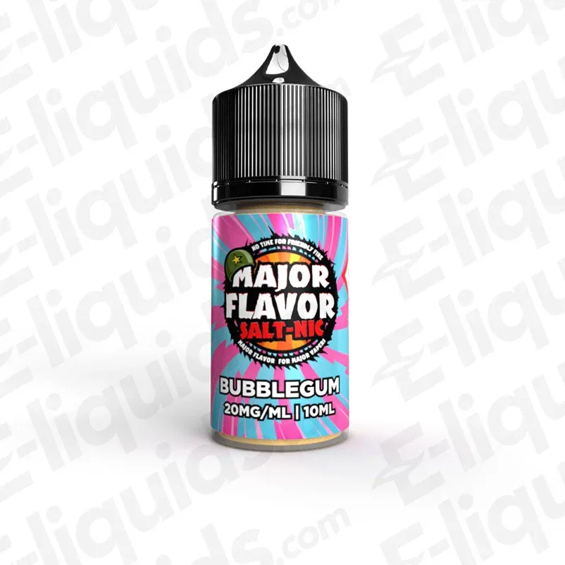 Major Flavor Bubblegum Nic Salt - Image 2