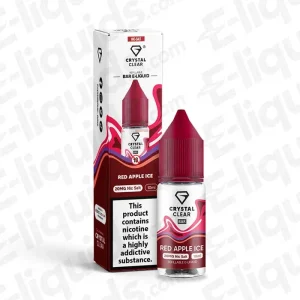Crystal Clear Red Apple Ice Nic Salt